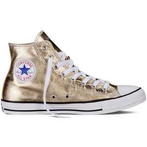 Blinged-out custom converse gold All-Star
